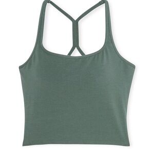 PINK Victoria's Secret Sage Green Strappy Tank